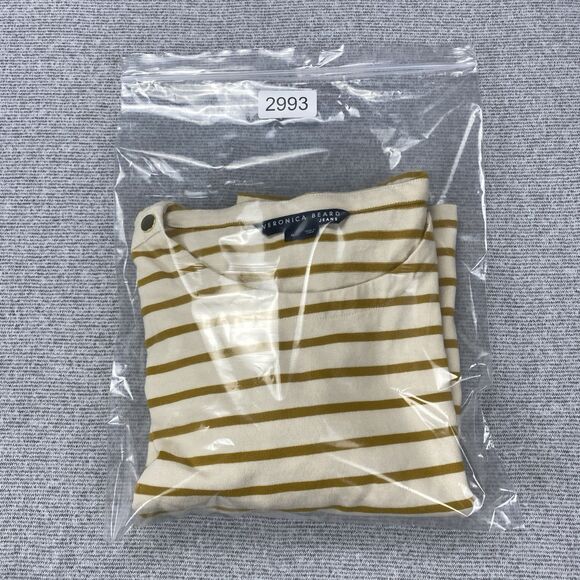 Veronica Beard Jeans Hovey Striped Top Long Sleeve Women’s X- Large - Picture 15 of 15